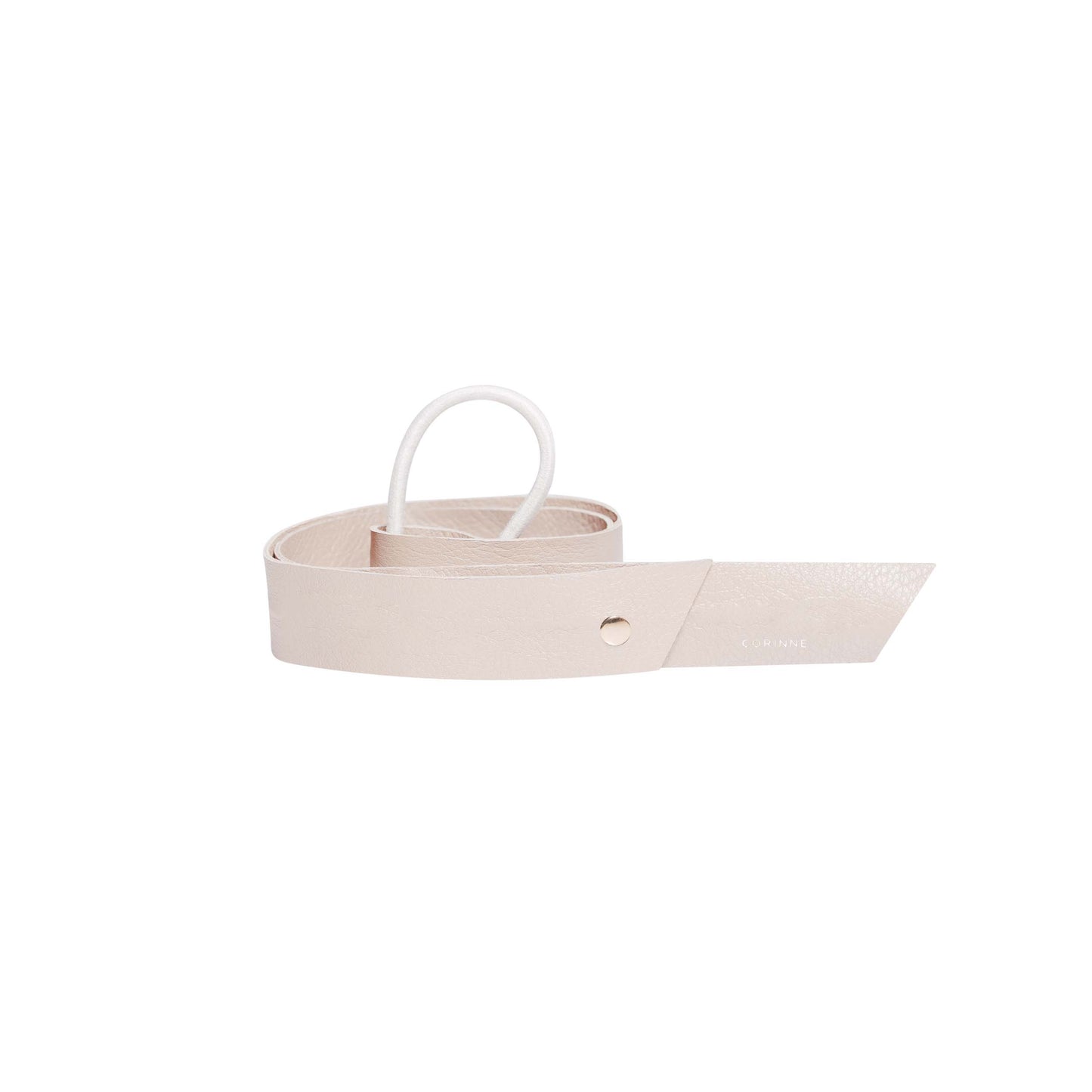Leather Band Long Bendable Cream