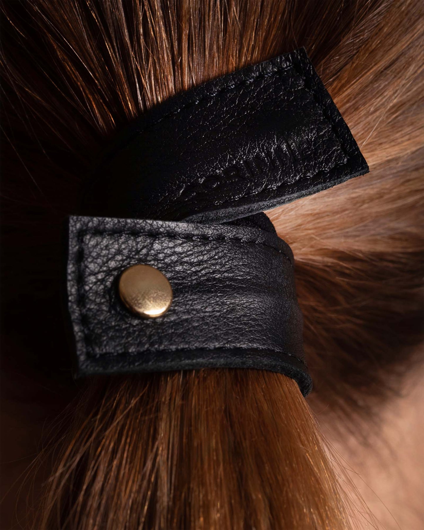 Leather Band Short Bendable Black