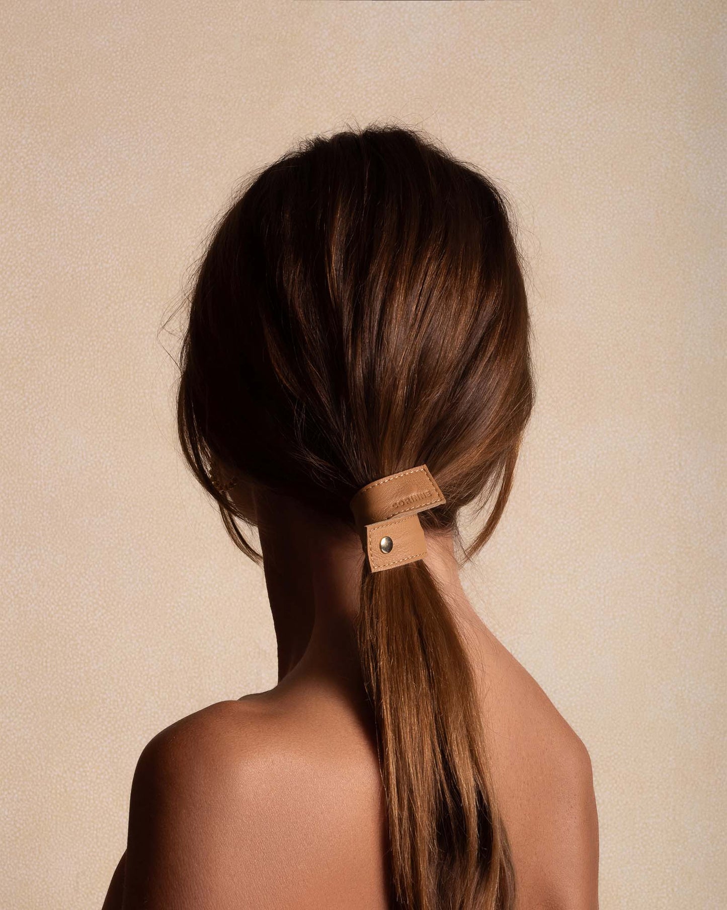 Leather Band Short Bendable Camel