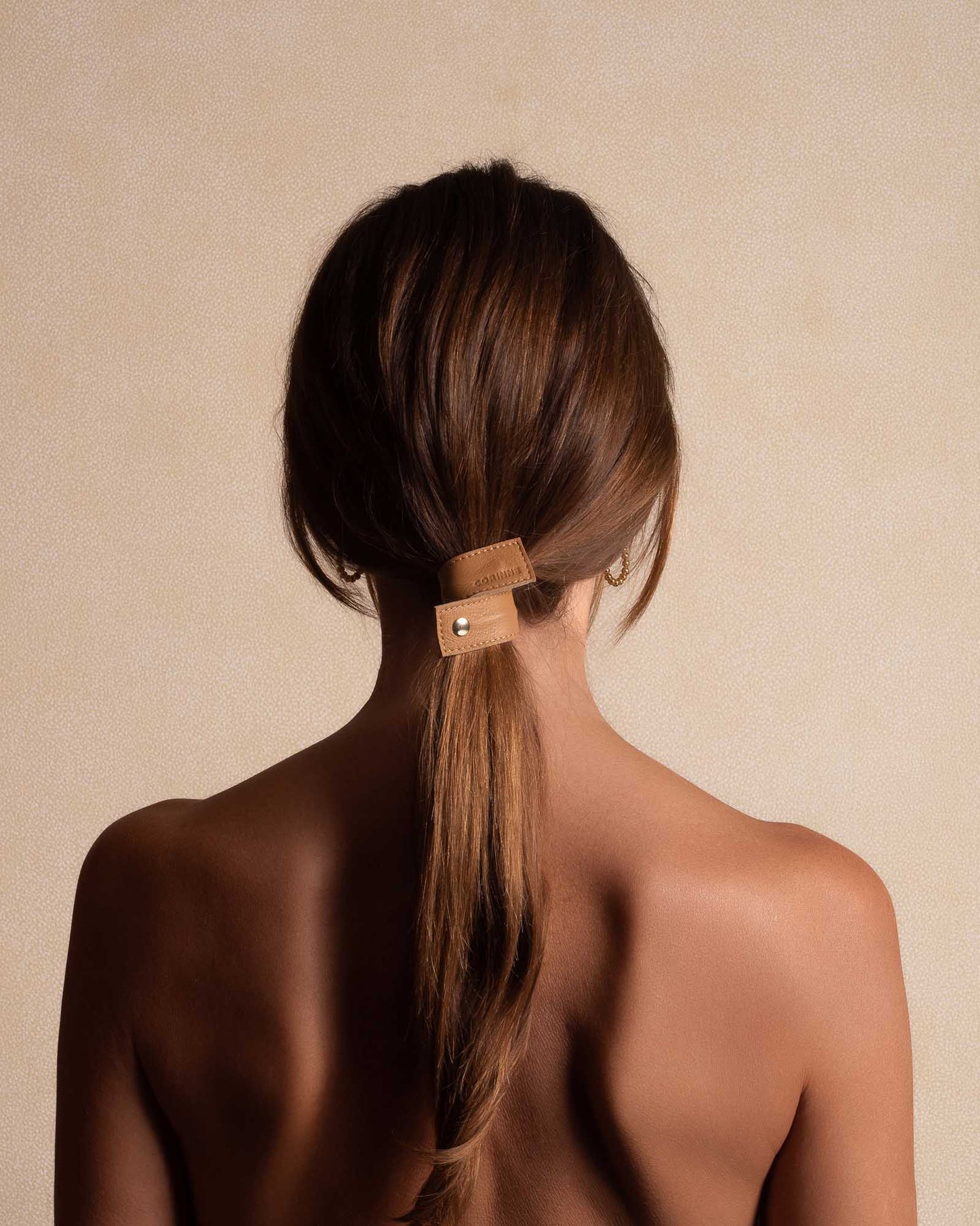 Leather Band Short Bendable Camel
