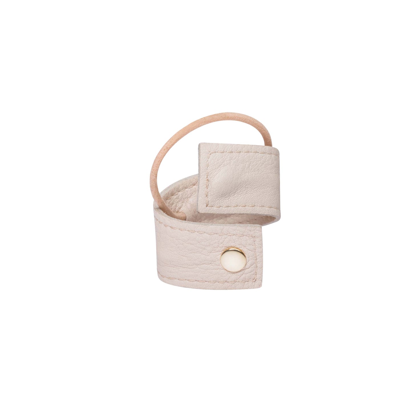 Leather Band Short Bendable Cream