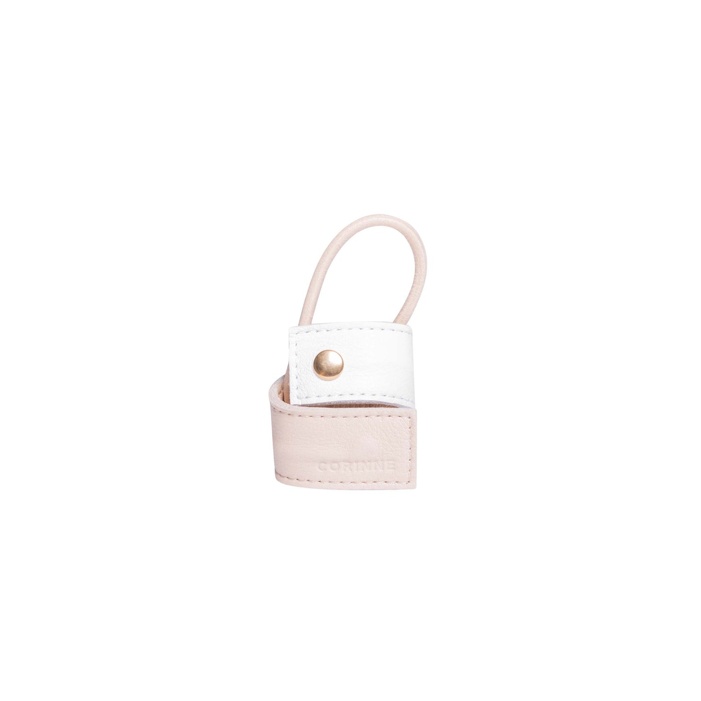 Leather Band Short Bendable two-colored White / Cream