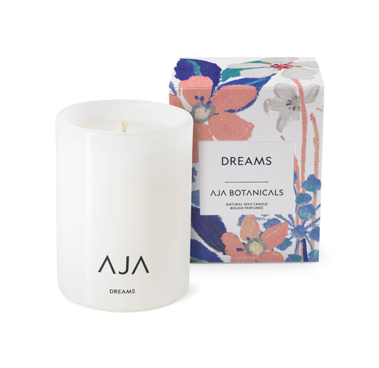 AJA Botanicals - Dreams Single Wick Candle White 250g